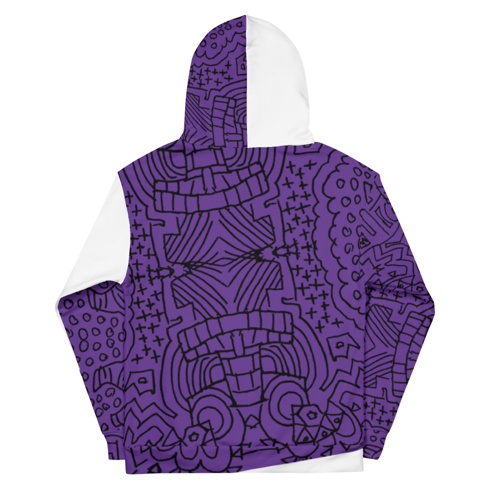 Deep Purple Pullover Hoodie