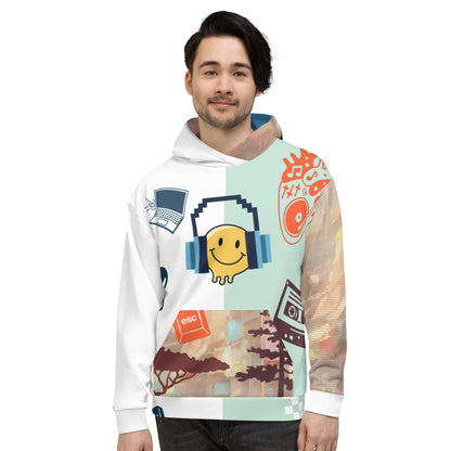 Retro 80ies Pullover Hoodie