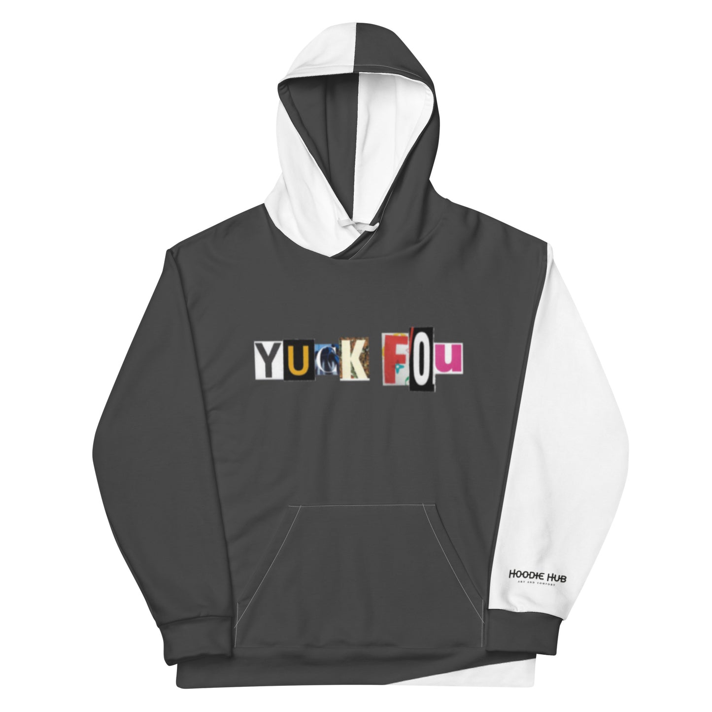 Yuck Fou Dark Gray Pullover Hoodie