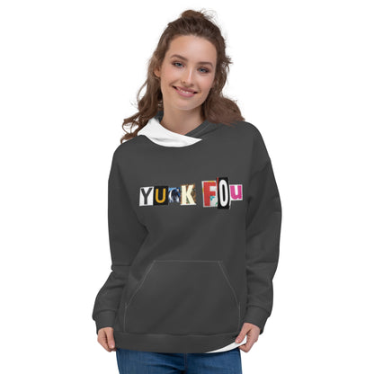 Yuck Fou Dark Gray Pullover Hoodie