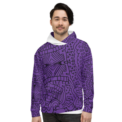 Deep Purple Pullover Hoodie