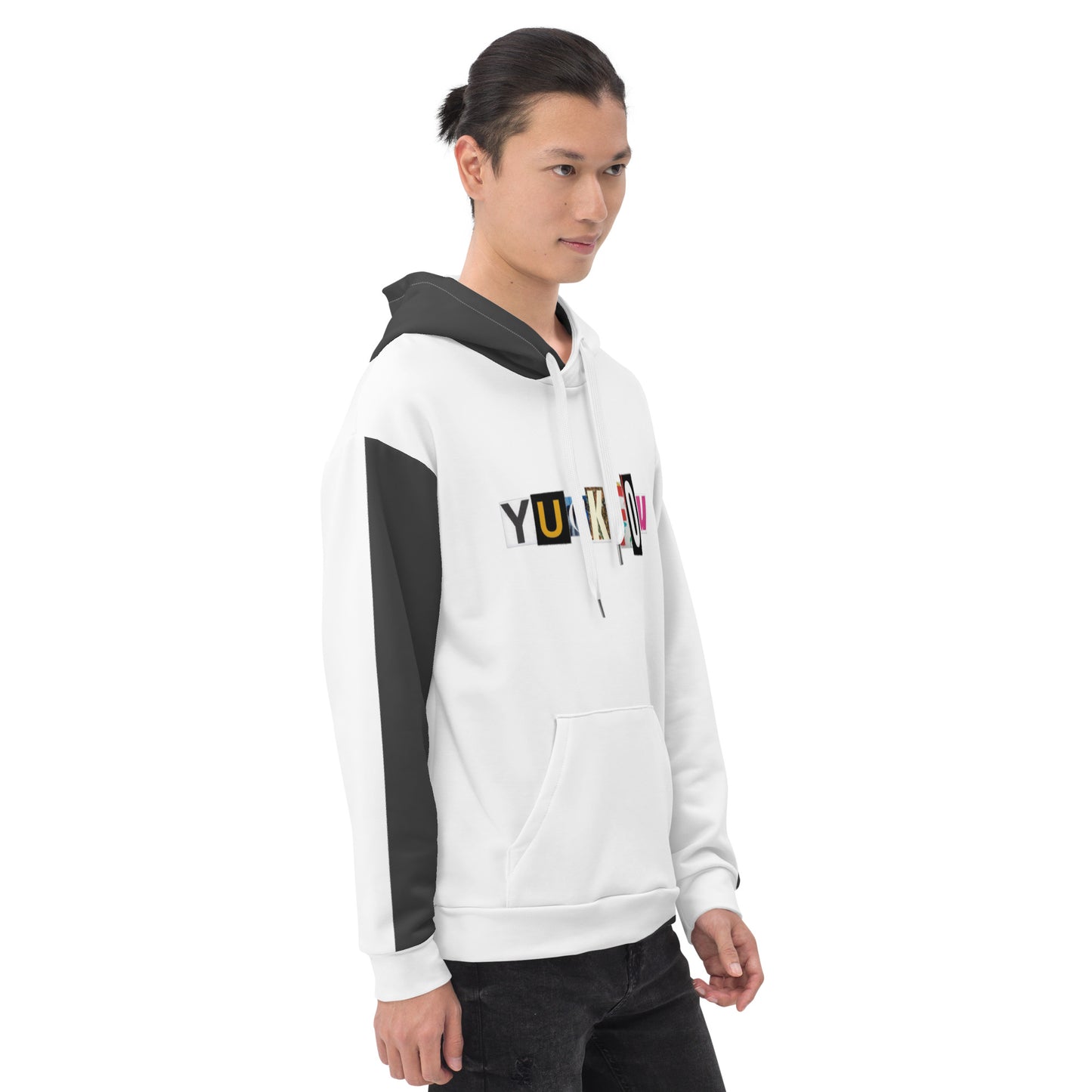 Yuck Fou White Pullover Hoodie